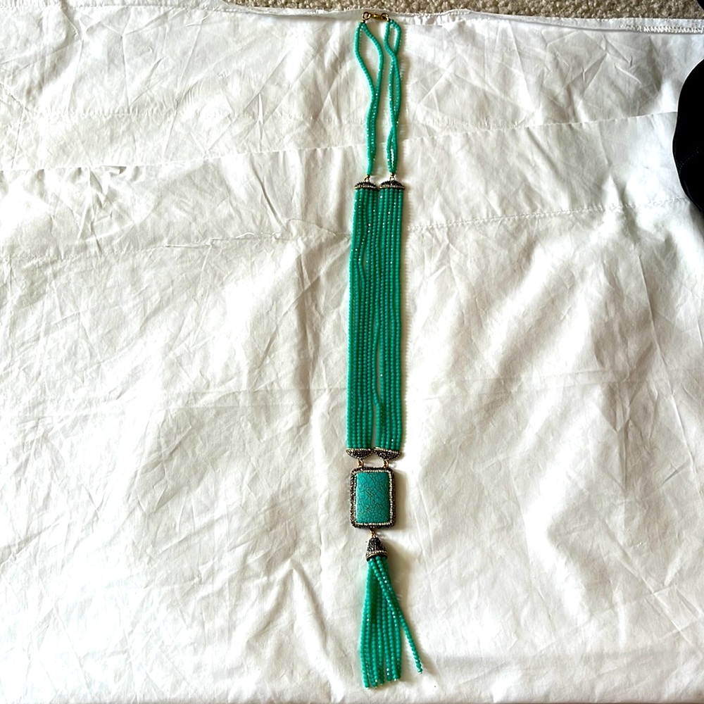 Turquoise Beaded Necklace